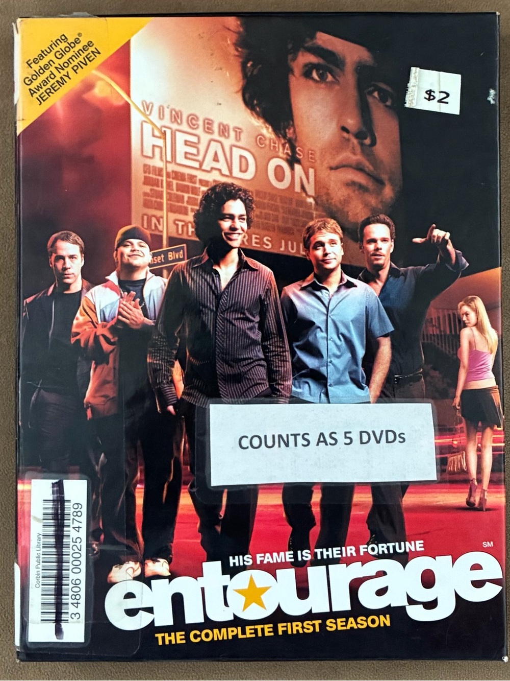 Entourage Complete First Season DVD Set